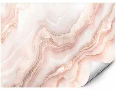 Produktbild von Fototapete Für Die Wand Pastellrosa Marmor für Wohnzimmer Schlafzimmer Büro 150x105 cm