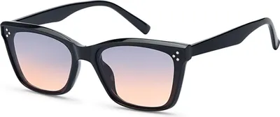 Produktbild von styleBREAKER Uni Nerd Sonnenbrille mit Polycarbonat Flachgläsern und filigranem Kunststoff Rahmen, Retro Style 09020142