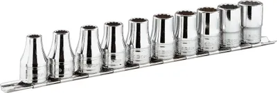 Produktbild von Facom Steckschluessel-Set 1/2Z, 9-tlg