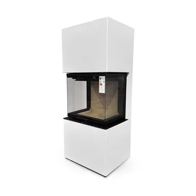 Produktbild von A. caminetti Premium Kaminofen SCANDINAVIAN 65 S weiss - 9kW