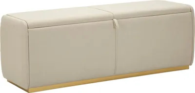 Immagine prodotto di Panca con Contenitore Bauty 130x45x45 cm in Pino e MDF e Metallo