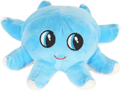Produktbild von Hochwertiges Oktopus Plüschtier, Stimmungs Plüschtier, bekannt aus TikTok, Blau
