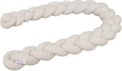 Produktbild von babybay Nestchenschlange geflochten passend für Kinderbetten, creme