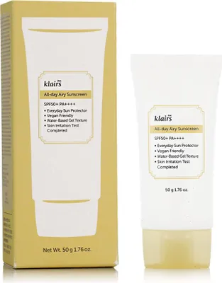 Image de Dear, Klairs All-day Airy Sunscreen SPF 50+ PA++++ 50 g