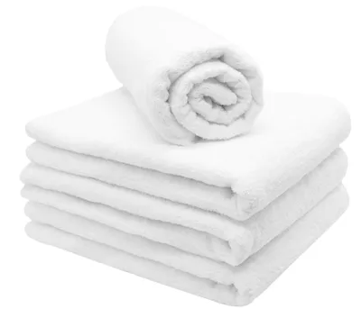 Produktbild von 4er Set Saunatuch, 100% Baumwolle, 70x180 cm, weiß