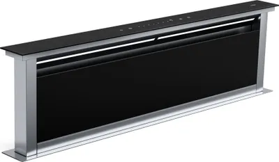 Produktbild von Klarstein Royal Flush Eco Downdraft Dunstabzugshaube - A++ Energieeffizienz, 842 m³/h Luftumwälzung, Leise 70 dB, Touch-Bedienfeld, LED-Beleuchtung in 9 Farben, Wandmontage, Umluftbetrieb Möglich