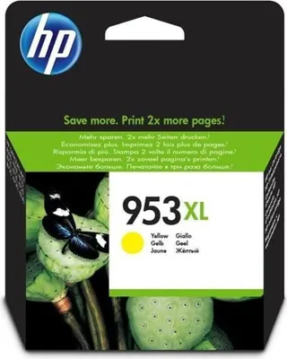 Immagine prodotto di Cartuccia d'inchiostro originale HP 953XL giallo per HP OfficeJet Pro 8710/8715/8720 (F6U18AE)