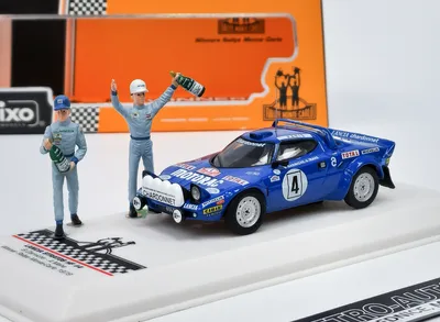 Obrázek produktu pro Lancia Stratos HF #4 Winner Rally Monte Carlo 1979 s figurkami IXO 1:43