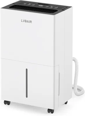 Obrázek produktu pro Elektrický odvlhčovač vzduchu, kapacita 20 litrů denně, výkonný odvlhčovač, úsporný provoz, přenosný, 3 režimy a inteligentní regulace vlhkosti