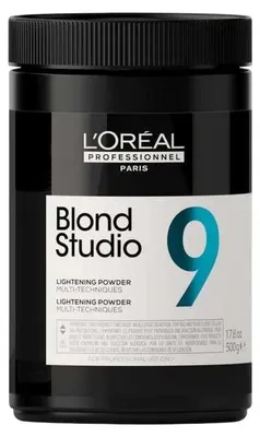 Obrázok produktu pre L'Oreal Professionnel, Blond Studio 9, Lightening, Hair Oxidant Powder, 500 g