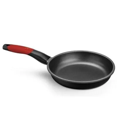 Obrázek produktu pro BRA Premiere A411220, Kulatý, Univerzální pánev, Černá, Červená, Teflon Classic, Litý hliník, 5,5 mm