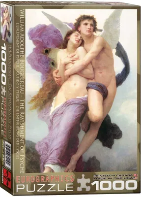 Image de Bouguereau - L'enlèvement de Psyché - Puzzle de 1000 pièces au format 68x48 cm