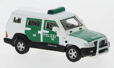 Produktbild von BoS-Models BOS87641 - 1/87 Toyota Land Cruiser Survivor, Polizei, 2004