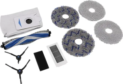 Image de Pi?ces de rechange pour le robot X5 Pro ABS Filtre ? vide Brosse Mop Pad Sac ? poussi?re Kit d'accessoires de nettoyage