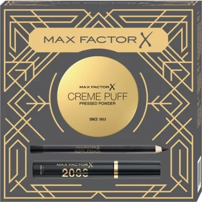 Obrázok produktu pre Max Factor Pressed Face Powder Set 14 g + zahusťujúca maskara 9 ml + očné linky 4 g