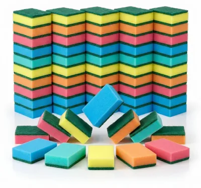 Zdjęcie produktu dla IDEA Home Ms. Kitchen Gąbki kuchenne 7,5x5x2,5 cm | Gąbki o średniej gęstości, delikatne