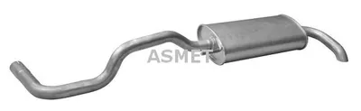 Produktbild von ASMET 19.017 Endschalldämpfer für SEAT Ibiza II (6K1) Auspuff
