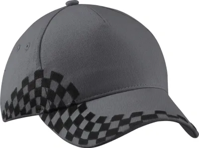 Image de Casquette de baseball Beechfield unie Grand Prix RW221 (taille unique) (Gris graphite)