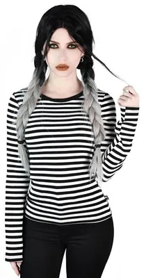 Produktbild von Killstar Langarm T-Shirt - Jett Weiß 3XL