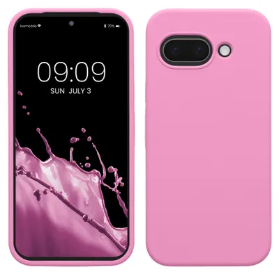 Produktbild von kwmobile Handyhülle für Google Pixel 9a Hülle, für Pixel 9a Case - Hülle Silikon - kabelloses Laden - rosa lavendel