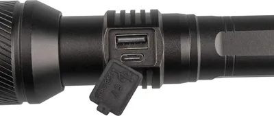 Produktbild von XCell LED-Taschenlampe LUNALUX PRO inkl. 1x 21700 Akku / max. 1400 Lumen, Taschenlampe, Schwarz, Aluminium, Tasten, IPX4, IK07