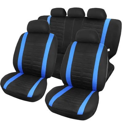 Produktbild von Autositzbezüge MADRID schwarz/blau