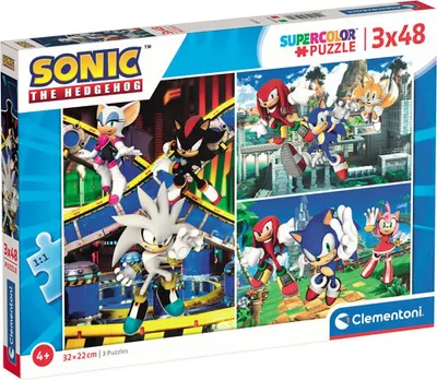 Produktbild von Clementoni Supercolor Sonic the hengehog, 144 Stück(e), Cartoons, 4 Jahr(e)