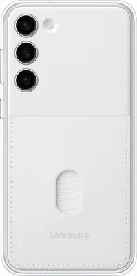 Image de Coque renforcée Samsung Galaxy S23+ 5G Frame Cover Blanche Samsung