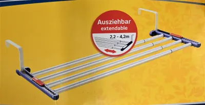 Produktbild von Leifheit Hängetrockner Quartett 42 Extendable Aluminium variabler Wäscheständer
