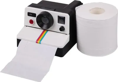 Produktbild von Kamera-Toilettenpapierhalter, Lustiger Kreativer Toilettenpapierhalter, Schrauben- Oder Nagelfreie Installation, Geeignet