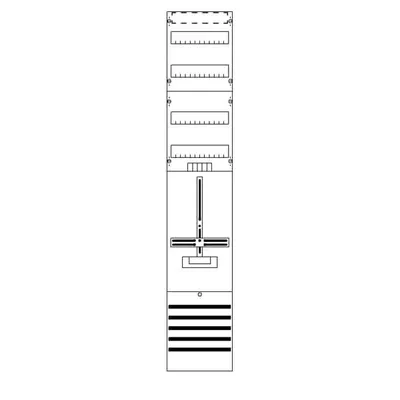 Obrázek produktu pro Čítačové pole ABB Striebel 9RE 1Z+2RE DF19C1V předzapojený 2CPX054154R9999