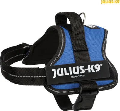 Image de Julius-K9® Powergeschirr® Baby 1-Mini 51-67 cm/28 mm bleu