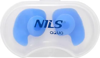Immagine prodotto di Tappi auricolari in silicone blu per il nuoto