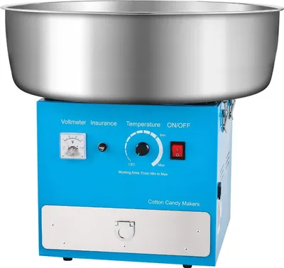 Obrázek produktu pro Výrobník cukrové vaty, příkon 1000 W, nastavitelná regulace teploty, modrý