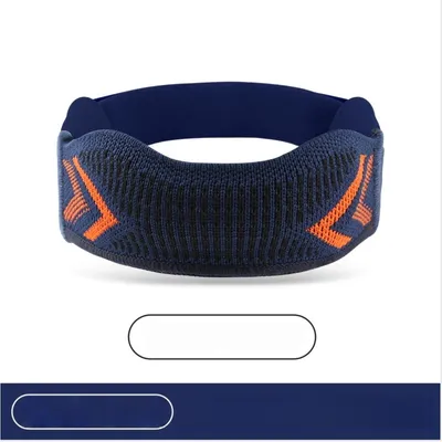 Immagine prodotto di INF Fascia Compressiva Sportiva per Rotula - Supporto Ginocchio Regolabile con Cuscinetto Ammortizzante in Silicone per Running, Hiking, Cycling Blu navy