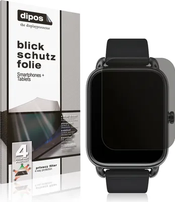 Produktbild von Blickschutzfolie für Haylou RS4 matt Schutzfolie Folie Display Schutz dipos