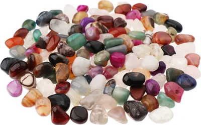 Produktbild von NKlaus 500g Trommelsteine Multi Mix 10 - 15 mm Heilsteine Edelsteine Schmuckstein Nachbildung 14699