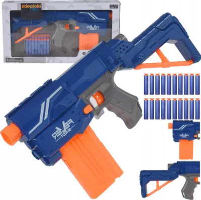 Immagine prodotto di Lolex | Fucile automatico giocattolo - 49 X 22 X 6 Cm - Frecce in schiuma - Giocattolo sicuro - A partire dai 3 anni di età