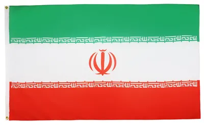 Produktbild von Flagge Iran - 250x150 cm - Iranische Fahne aus 100% Polyester mit Messing-Ösen - 300g