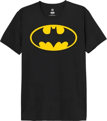 Produktbild von Batman - T-Shirt für Herren CD1443 (S) (Schwarz/Gelb)
