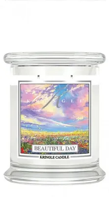 Zdjęcie produktu dla Świeca zapachowa Kringle Candle, seria "Duftkerze", rozmiar "Medium", zapach "Beautiful Day"
