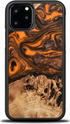 Image de Bewood Étui unique pour iPhone 11 Pro - Orange