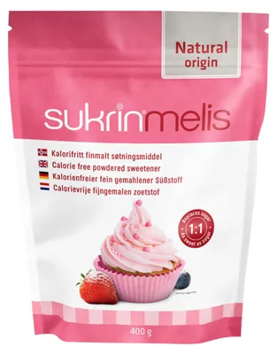 Immagine prodotto di Zucchero a velo Sukrin 400g, alternativa allo zucchero a velo (ex melis)