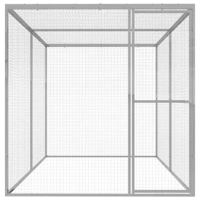 Image de vidaXL Cage pour chats 3x1,5x1,5 m Acier galvanisé