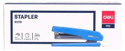 Produktbild von Heftgerät 0229, blau, für bis zu 15 Blatt Papier
