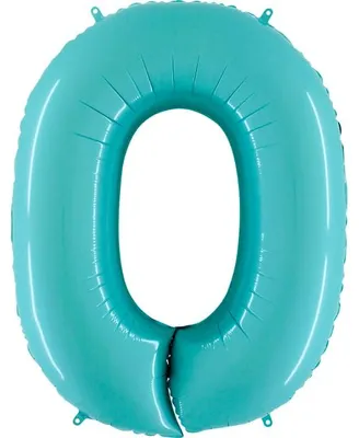 Produktbild von Balon 100Cm Cyfra Pastelowy Niebieski 0