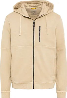 Produktbild von Camel Active 409401-1W03 Kapuzen-Sweatjacke Aus Reiner Baumwolle, Größe:M, Farbe:sand