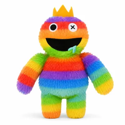Produktbild von Wiztex Roblox Kuscheltier Rainbow Friends Plüschtier 30 cm Multicolor Stofftier Geschenk für Kinder
