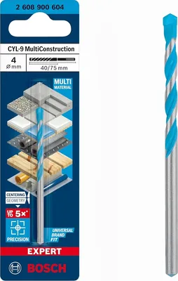 Produktbild von Bosch CYL-9 Mehrzweckbohrer Ø 4 mm  EXPERT MultiContruction