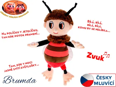 Produktbild von Geschichten der Bienenbären – Brumda Plüschtier, singend, 26 cm